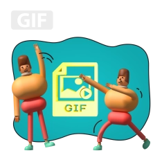 Gif-анимация - КИБЕРшкола программирования для детей, компьютерные курсы для школьников, начинающих и подростков - KIBERone г. Самара
