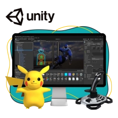 Мир игр на Unity 2D на популярном движке + AI-помощники - КИБЕРшкола программирования для детей, компьютерные курсы для школьников, начинающих и подростков - KIBERone г. Самара